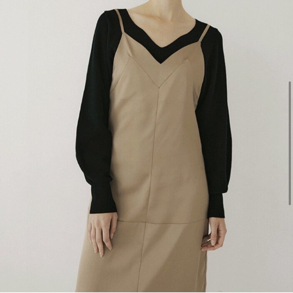 WConcept Beige-Brown Bustier Dress - NWT - Picture 4 of 10